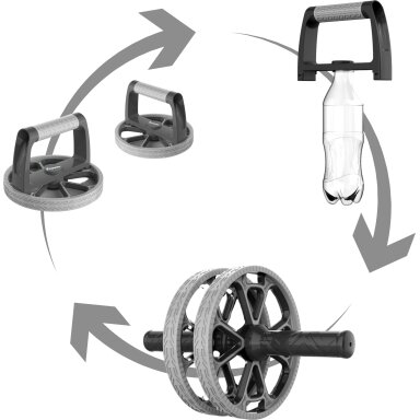 3-in-1 pilvo preso treniruoklis inSPORTline Pushabroll 3-in-1 pilvo preso treniruoklis inSPORTline Pushabroll