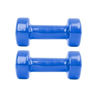 Aerobikos viniliniai hanteliukai inSPORTline 2x2kg