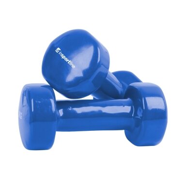 Aerobikos viniliniai hanteliukai inSPORTline 2x2kg