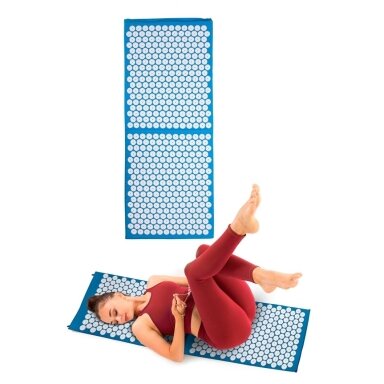 Akupresūros kilimėlis inSPORTline AKU-1000 125x50 cm, mėlynas Akupresūros kilimėlis inSPORTline AKU-1000 125x50 cm, mėlynas