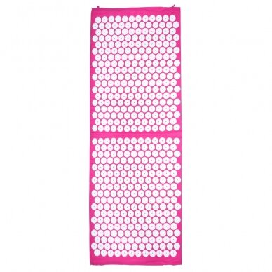 Akupresūros kilimėlis inSPORTline AKU-1000 125x50 cm, rožinis 2