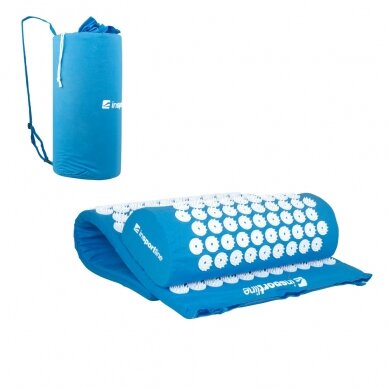 Akupresūros masažuoklis-aplikatorius (pagalvėlė + kilimėlis) inSPORTline Alavea, mėlynas