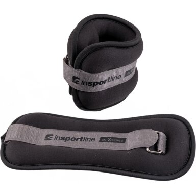 Svareliai riešams ir čiurnoms inSPORTline ON-X Neoprener, 2 × 2 kg