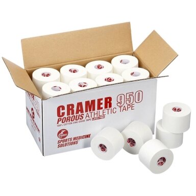 Atletinis neelastinis teipas CRAMER 950, 2,5 cm x 13,7 m Atletinis neelastinis teipas CRAMER 950, 2,5 cm x 13,7 m