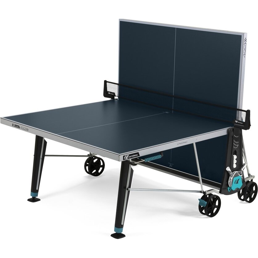 Lauko stalo teniso stalas Cornilleau 400X Sport, mėlynas 1 Lauko stalo teniso stalas Cornilleau 400X Sport, mėlynas 1