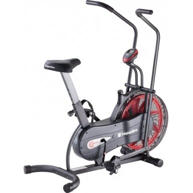 Dviratis treniruoklis su oro pasipriešinimu inSPORTline Airbike Basic II Dviratis treniruoklis su oro pasipriešinimu inSPORTline Airbike Basic II
