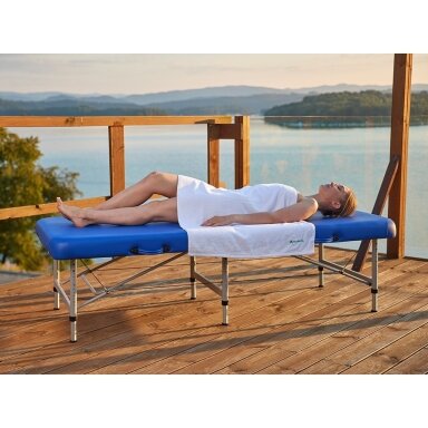 Sulankstomas terapijos stalas HABYS Feldenkrais Ilan Lev Alu 80 Vinyl Flex – aliumininis, 3,5 cm Sulankstomas terapijos stalas HABYS Feldenkrais Ilan Lev Alu 80 Vinyl Flex – aliumininis, 3,5 cm