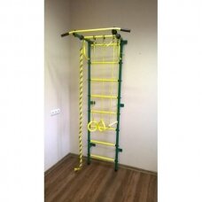 Gimnastikos sienelė Pioner-C2P, žalia-geltona