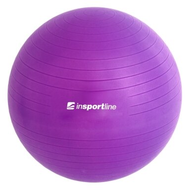 Gimnastikos kamuolys + pompa inSPORTline Top Ball 65cm - Red