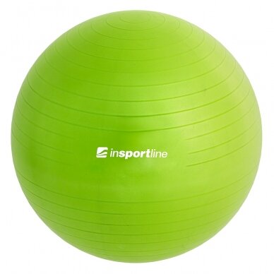 Gimnastikos kamuolys + pompa inSPORTline Top Ball 75cm - Green 3