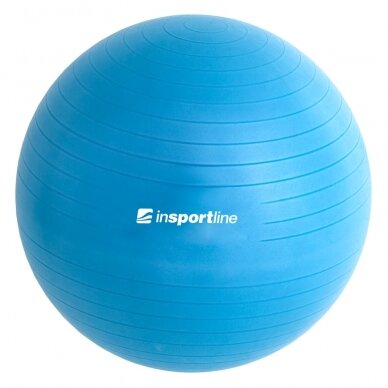 Gimnastikos kamuolys + pompa inSPORTline Top Ball 75cm - Purple 1
