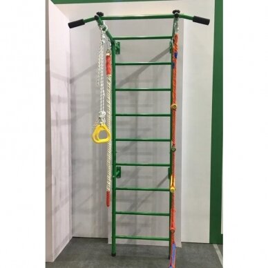 Gimnastikos sienelė vaikams, žalia, 223 x 108 x 87.5 cm 1