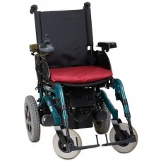 Grikių lukštų pagalvėlė į neįgaliųjų vežimėlį, 42×42 cm, bordo
