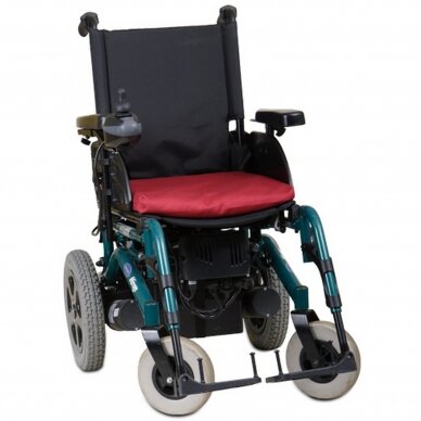 Grikių lukštų pagalvėlė į neįgaliųjų vežimėlį, 42×42 cm, bordo 1