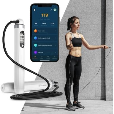 Išmanioji šokdynė inSPORTline Jumpsmart, balta Išmanioji šokdynė inSPORTline Jumpsmart, balta