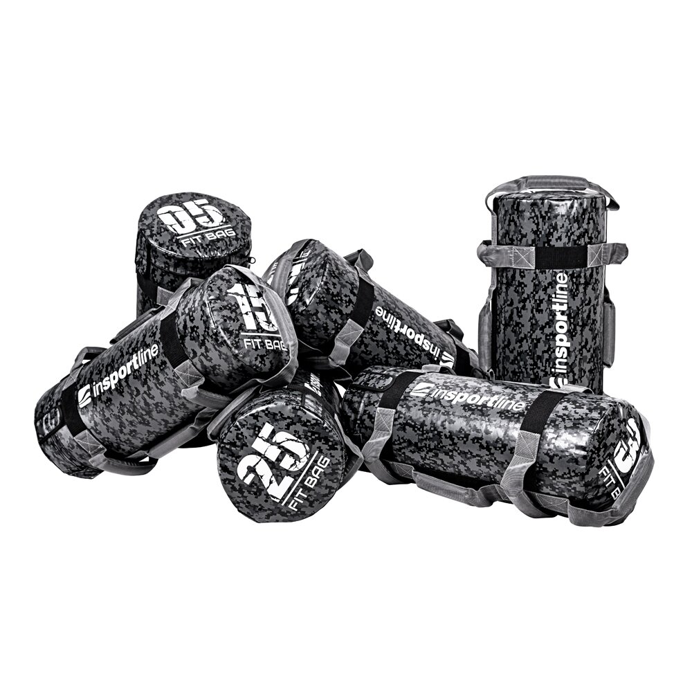 Jėgos maišas su rankenomis inSPORTline FitBag Camu 30kg 9 Jėgos maišas su rankenomis inSPORTline FitBag Camu 30kg 9