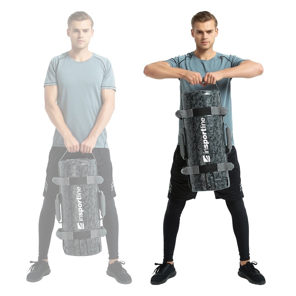 Jėgos maišas su rankenomis inSPORTline FitBag Camu 30kg 6 Jėgos maišas su rankenomis inSPORTline FitBag Camu 30kg 6
