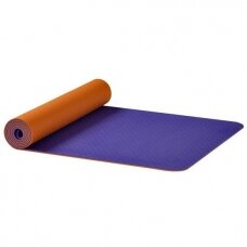 Jogos kilimėlis Yin-Yang Earth, 61x183 cm, oranžinė-violetinė