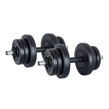 Reguliuojamų hantelių rinkinys inSPORTline DBS2181 2 × 3–10 kg
