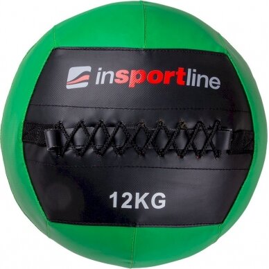 Kimštinis svorinis kamuolys inSPORTline WallBall 12kg
