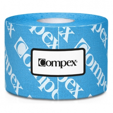 Kineziologinis teipas COMPEX, mėlynas Kineziologinis teipas COMPEX, mėlynas