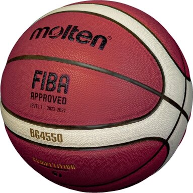 Krepšinio kamuolys MOLTEN B6G4550 FIBA, 6 dydis