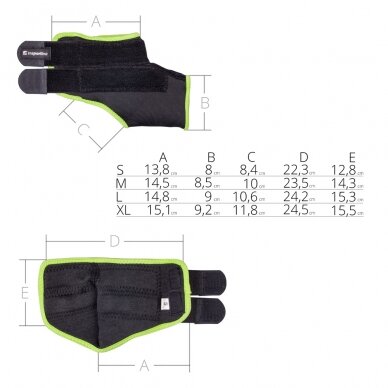 Kulkšnies magnetinis įtvaras inSPORTline Bamboo - L 3 Kulkšnies magnetinis įtvaras inSPORTline Bamboo - L 3