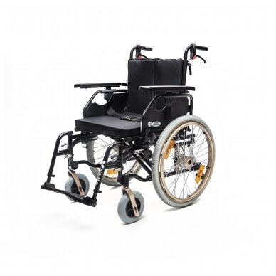 Lengvo lydinio neįgaliojo vežimėlis sunkiasvoriui LIGHTMAN COMFORT PLUS XL