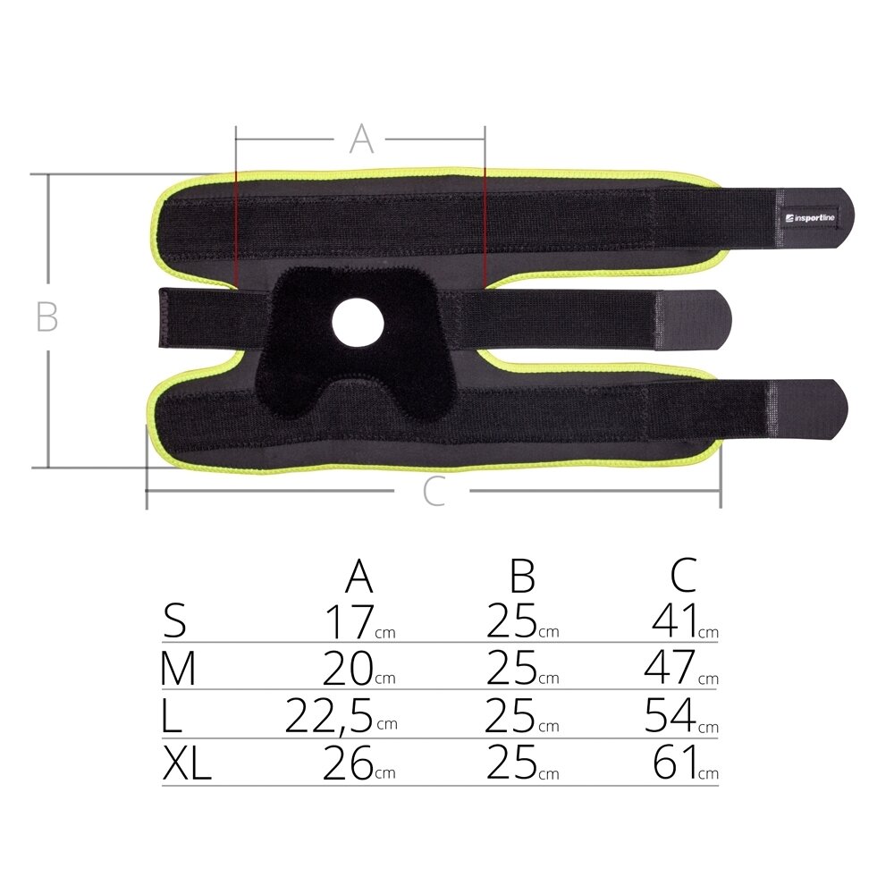 Magnetinis kelio įtvaras inSPORTline Bamboo - S 5