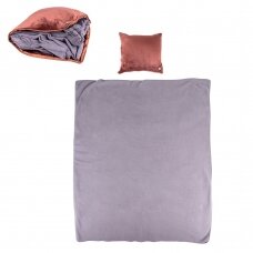 Masažinė pagalvėlė ir antklodė inSPORTline Trawel - Dark Brown