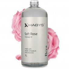 Masažo aliejus Habys Soft Rose, 1000 ml