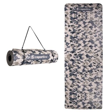 Mankštos kilimėlis inSPORTline Camu 173x61x0.8 cm Mankštos kilimėlis inSPORTline Camu 173x61x0.8 cm