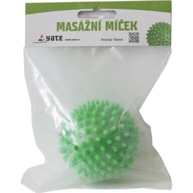 Masažinis kamuoliukas Yate Spiky, 7 cm