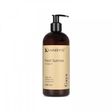 Masažo aliejus Habys Fresh sunrise, 400 ml Masažo aliejus Habys Fresh sunrise, 400 ml