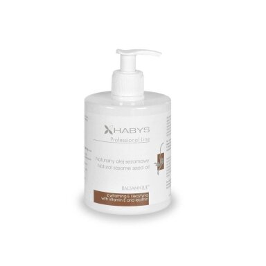 Masažo aliejus HABYS Natural Sesame – sezamų aliejaus pagrindu, 450 ml Masažo aliejus HABYS Natural Sesame – sezamų aliejaus pagrindu, 450 ml