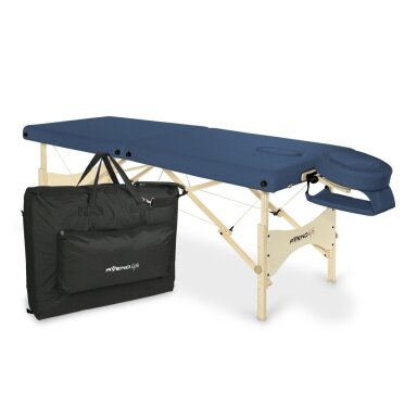 Sulankstomas masažo stalas AVENO LIFE eSpirit 70 Soft Touch – medinis, 70 cm, 2 spalvos