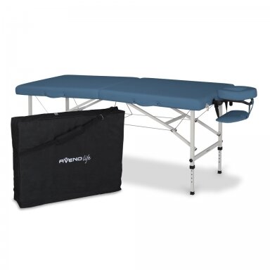 Sulankstomas masažo stalas AVENO LIFE Torina Matt Touch – plieninis, 71 cm, 2 spalvos