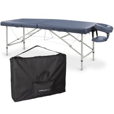 Sulankstomas masažo stalas AVENO LIFE Verona Matt Touch – aliumininis, 71 cm, 2 spalvos