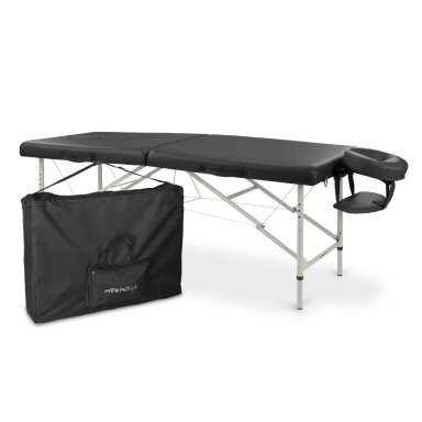Sulankstomas masažo stalas AVENO LIFE Verona Matt Touch – aliumininis, 71 cm, 2 spalvos