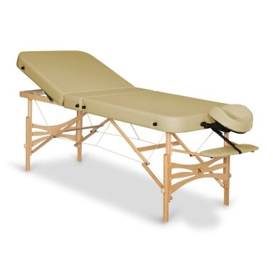 Sulankstomas masažo stalas HABYS Gallo Plus Light Wood 76 Vinyl Flex – medinis, 3 dalių, reguliuojamas Sulankstomas masažo stalas HABYS Gallo Plus Light Wood 76 Vinyl Flex – medinis, 3 dalių, reguliuojamas