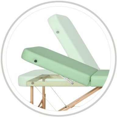 Sulankstomas masažo stalas HABYS Gallo Plus Light Wood 76 Vinyl Flex – medinis, 3 dalių, reguliuojamas Sulankstomas masažo stalas HABYS Gallo Plus Light Wood 76 Vinyl Flex – medinis, 3 dalių, reguliuojamas