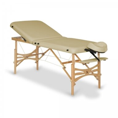 Sulankstomas masažo stalas HABYS Panda Plus Light Wood 70 Vinyl Flex – medinis, 3 dalių, reguliuojamas Sulankstomas masažo stalas HABYS Panda Plus Light Wood 70 Vinyl Flex – medinis, 3 dalių, reguliuojamas
