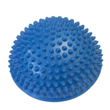 Masažinė pagalvėlė Yate Spiky Half Ball 16 cm, mėlyna