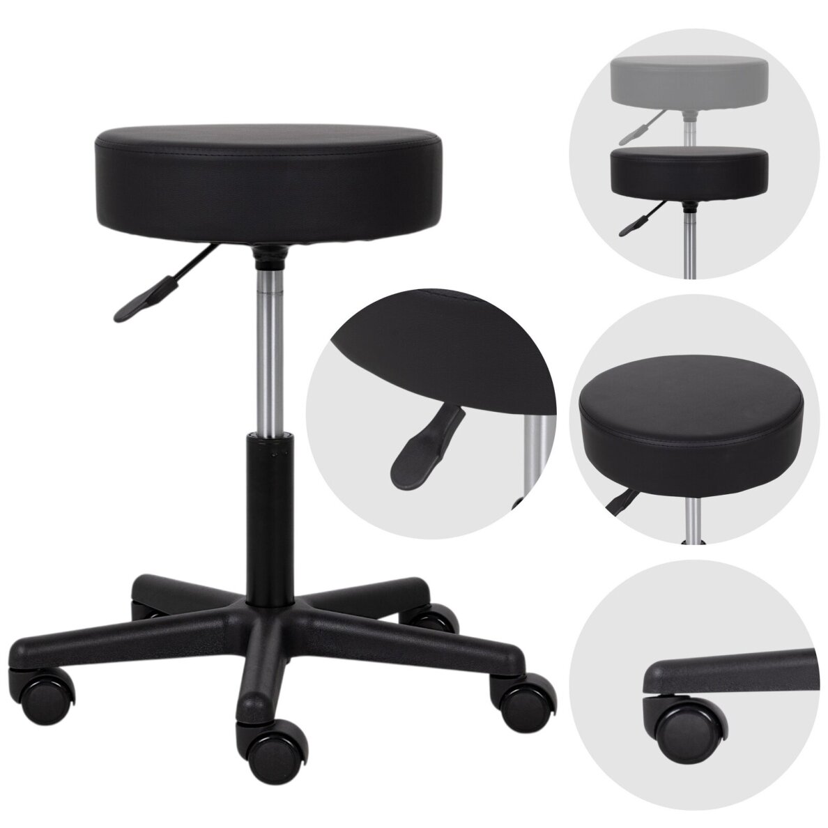 Meistro kėdė HABYS TIMO – 9 cm sėdynė, 45–59 cm 2