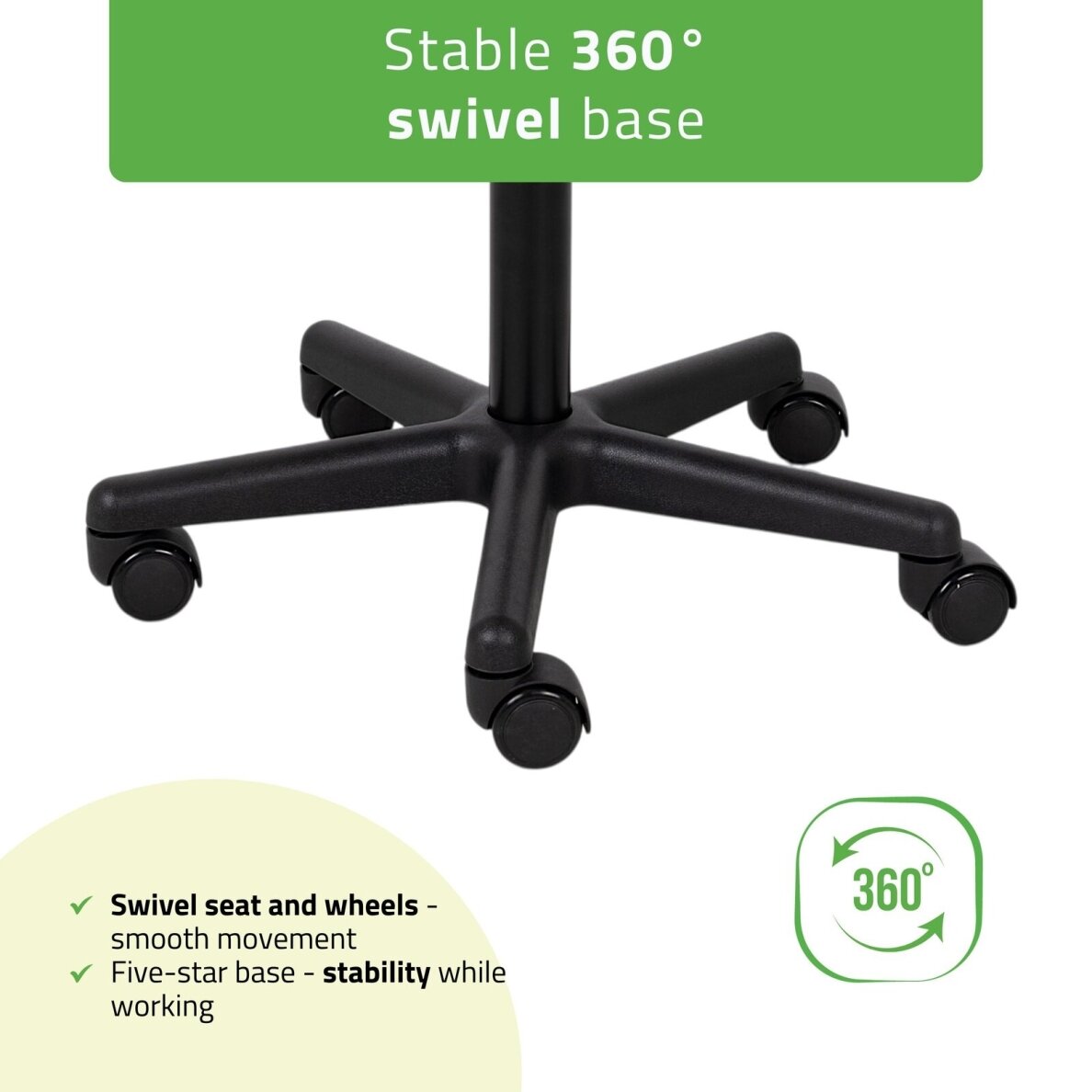 Meistro kėdė HABYS TIMO – 9 cm sėdynė, 45–59 cm 6 Meistro kėdė HABYS TIMO – 9 cm sėdynė, 45–59 cm 6