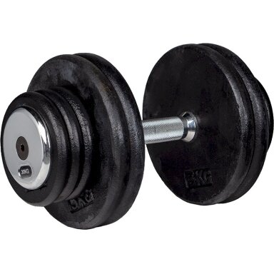 Metalinis hantelis inSPORTline PROfist 30kg Metalinis hantelis inSPORTline PROfist 30kg