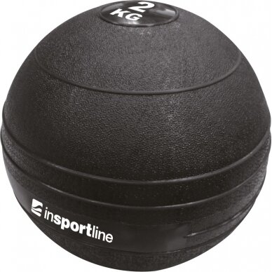Minkštas svorinis kamuolys mėtymui inSPORTline Slam Ball 2 kg