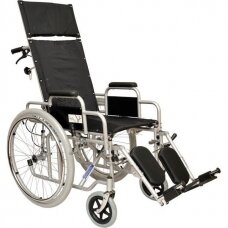 Neįgaliojo vežimėlis CLASSIC COMFORT su atlošu ir gulima funkcija