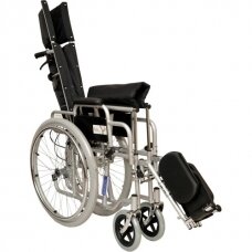 Neįgaliojo vežimėlis CLASSIC COMFORT su atlošu ir gulima funkcija