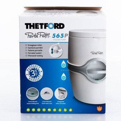 Nešiojamas biotualetas Thetford Porta Potti 565P su rankiniu nuleidimu 9 Nešiojamas biotualetas Thetford Porta Potti 565P su rankiniu nuleidimu 9